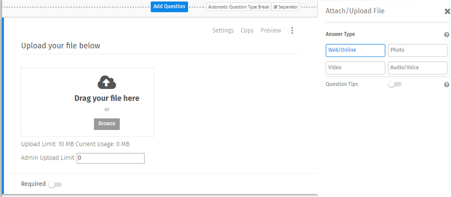 Survey Software Help Image